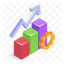 Croissance Graphique Entreprise Icône