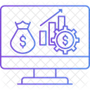 Croissance des entreprises  Icône