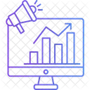 Croissance des entreprises  Icône