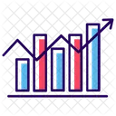 Croissance des entreprises  Icône