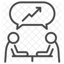 Croissance des entreprises  Icône
