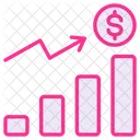 Croissance Des Revenus Icône