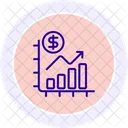 Commerce Croissance Statistiques Icône