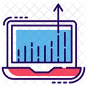 Croissance Du Trafic Web Analyse Du Trafic Analyse Web Icône