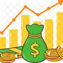 Croissance financière  Icône