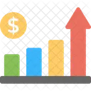 Argent Croissance Financier Icône