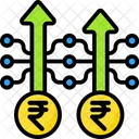 Croissance Icône