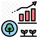 Croissance forestière  Icône