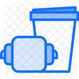 Croissant Coffee Cup  Icon