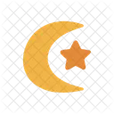 Croissant De Lune Et Etoile Lune Etoile Icône