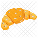 Croissant Roll Pastry Icon