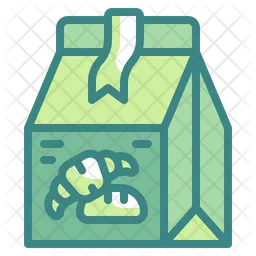 Croissant Packet  Icon