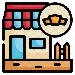 Croissant Shop  Icon