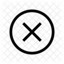 Marque de croix  Icône