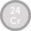 Cromo Tabla Periodica Quimica Icon