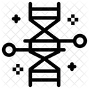 Cromosoma Adn Ingenieria Genetica Icono