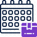 Cronograma Caixa Pacote Ícone