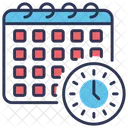 Calendario Horario Hora Ícone