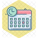 Horario Calendario Aula Icon