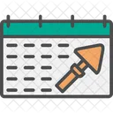 Cronograma De Construccion Calendario Mes Icono