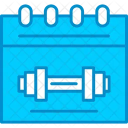 Cronograma de condicionamento físico  Ícone