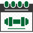 Cronograma de condicionamento físico  Ícone