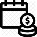 Pagamento Cronograma De Pagamento Planejamento De Pagamento Ícone