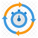 Cronometro Gerenciamento De Tempo Repeticao Ícone
