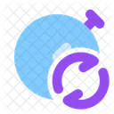 Repetir Cronometro Otra Vez Temporizador Icono
