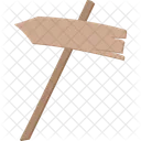 Crooked arrow wooden board  Icon