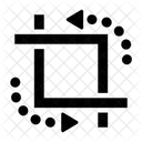 切り抜き、画像、アートボード アイコン