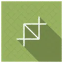 Crop Tool Design Icon