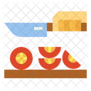 Crop Knife Cooking Icon