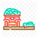 作物、農業、テクノロジー アイコン