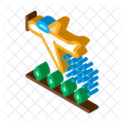 Crop Duster Plane  Icon