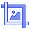 Crop Editing Image Icon