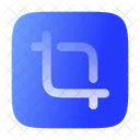 Crop minimalistic  Icon