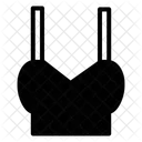Crop Top Woman Clothes Icon