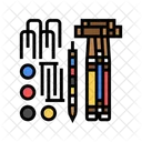 Croquet Game Color Icono