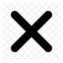 Cross Delete Erase Icon
