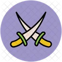 Cross Swords Armaments Icon