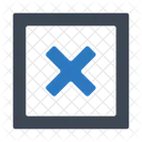 Block Check Cross Icon