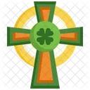 Cross St Patrick Day Faith Icon