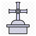 Cross Church Catholic Icon