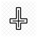 Occult Contour Cross Icon