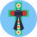Funeral Cross Death Icon