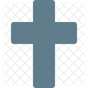 Christian Cross Christmas Icon