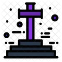 Cross Grave Graveyard Icon