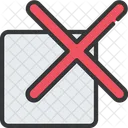 Cross In Box Icon