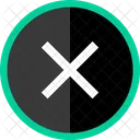 Cross Stop Delete Icon